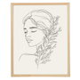 Wallity Cc-D-Ah-1040 Pintura Decorativa en Lienzo Enmarcada 45 x 60 cm
